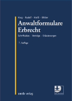 Anwaltformulare Erbrecht