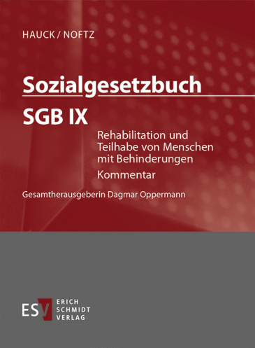  Sozialgesetzbuch (SGB) IX: Rehabilitation und Teilhabe behinderter Menschen