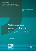 NotarFormulare Vorsorgevollmachten