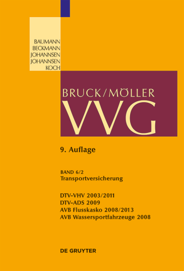  Bruck/Möller VVG Bd. 6/2