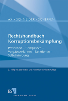 Rechtshandbuch Korruptionsbekämpfung