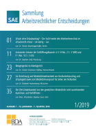 Sammlung Arbeitsrechtlicher Entscheidungen (SAE)