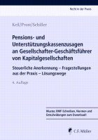 Pensions- und Unterstützungskassenzusagen an Gesellschafter-Geschäftsführer von Kapitalgesellschaften